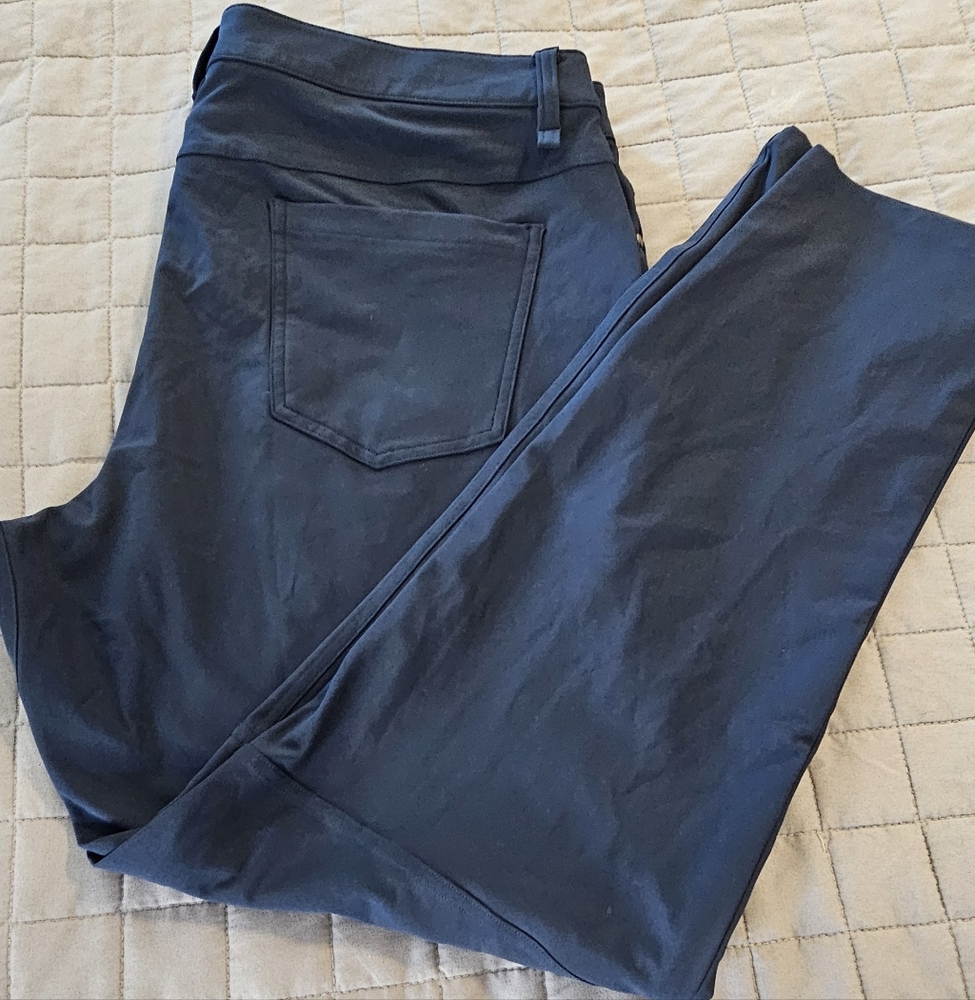 Lululemon Mens Pants Trousers Casual Size 38 X 30 Blue